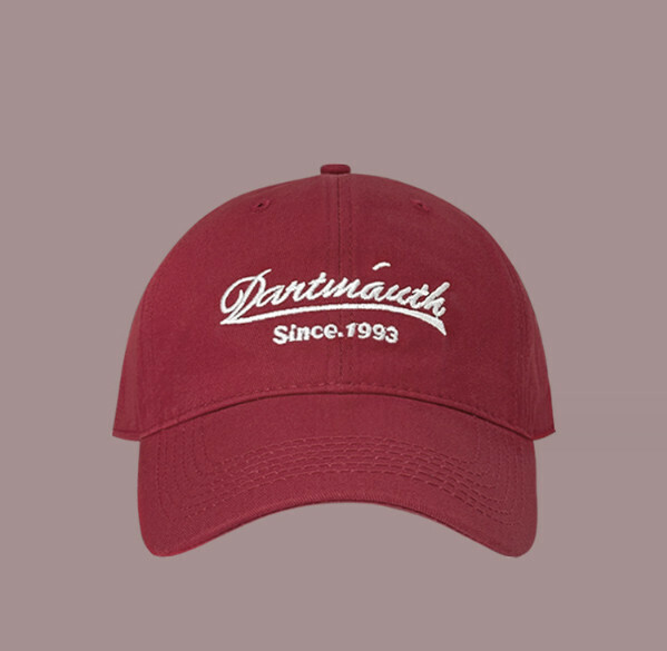 Hot recommendation 1993 letter embroidered soft top cap (360 red)