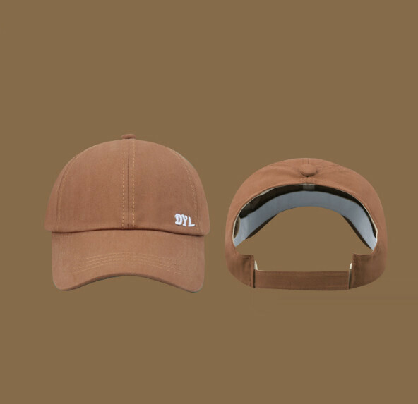 Hot recommendation (1 piece) Velcro empty top peaked cap (388 brown)