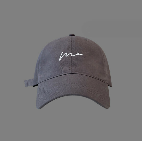 Hot recommendation versatile embroidered peaked cap (425 gray)