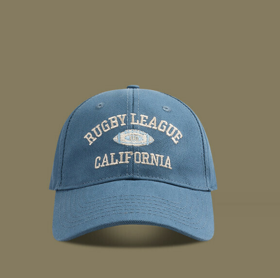 Hot recommendation 08 embroidered soft top cap (346 blue)