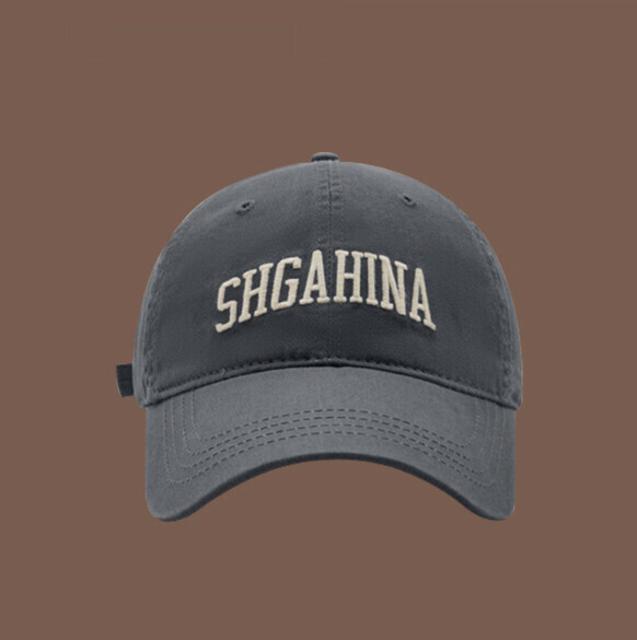 Hot recommended SHA letter embroidered peaked cap (367 gray)
