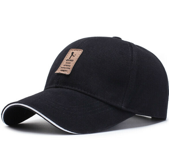 Hot recommended outdoor leisure versatile peaked cap (201EDIKO-black)