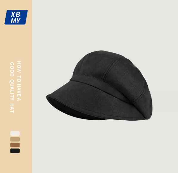 Hot Recommended Ancient Versatile Suede Fisherman Hat (E-403CHT Black)