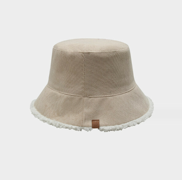 Hot recommended lambswool warm fisherman hat (E-418CHT beige)