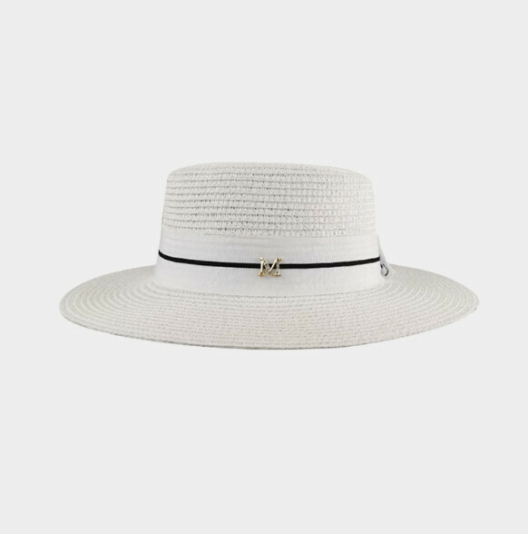 Hot recommendation full coverage large brim fisherman hat (D-215 pure white)