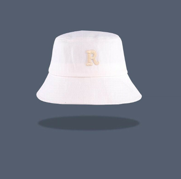 Hot Recommended Large Head Circumference R Label Fisherman Hat (E-383 White)