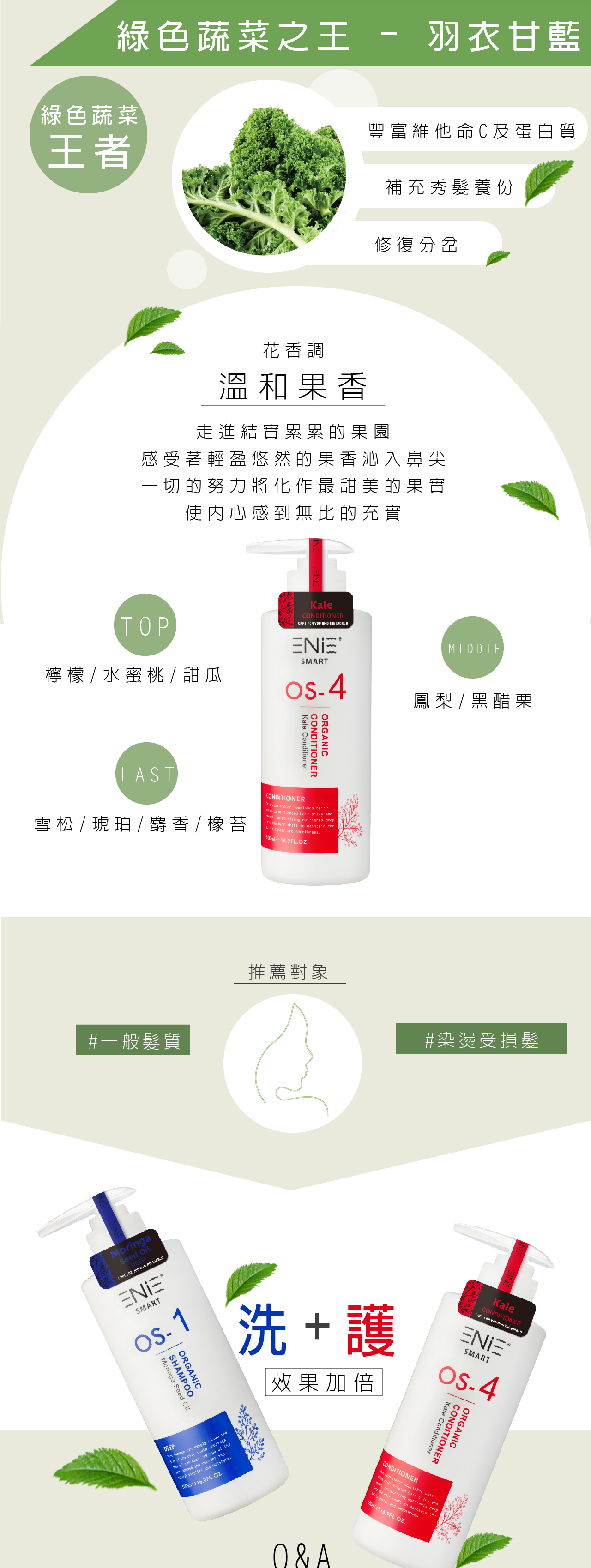 護髮步驟,護髮髮廊,護髮推薦免沖洗,護髮乳,護髮素,羽衣甘藍髮膜,OS系列,OS-4,羽衣甘藍,髮膜,護髮,好梳理,染燙,受損髮質,一般髮質,營養,維他命C,蛋白質,修復分岔,滋養,光澤,彈性,女人我最大,植萃,草本,天然,羽衣甘藍洗髮精,護髮膜