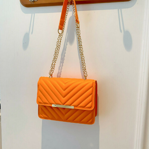 New versatile chain armpit bag [orange]