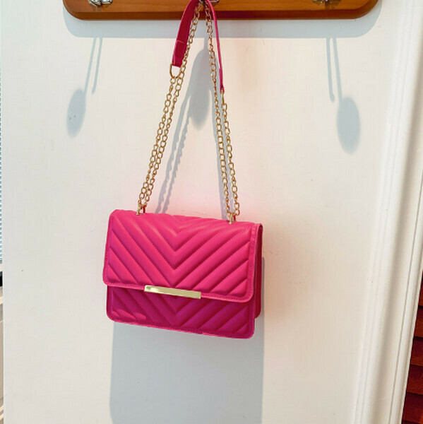 New versatile chain armpit bag [Rose Red]