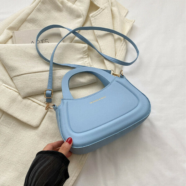 New versatile shoulder crossbody bag, elegant handbag [blue]