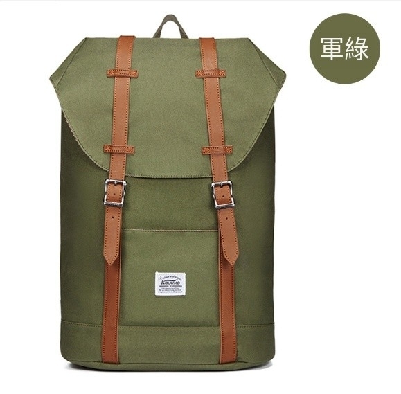 Popular Oxford linen backpack for men and women, hiking bag [Army Green]