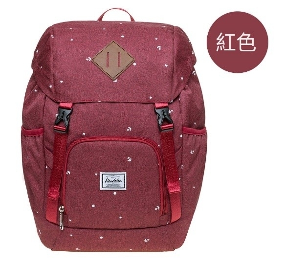 Hot recommended girls' large-capacity schoolbag, outdoor casual backpack [maroon]