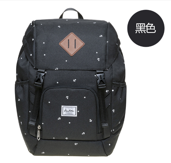 Hot recommended girls' large-capacity schoolbag, outdoor casual backpack [black]