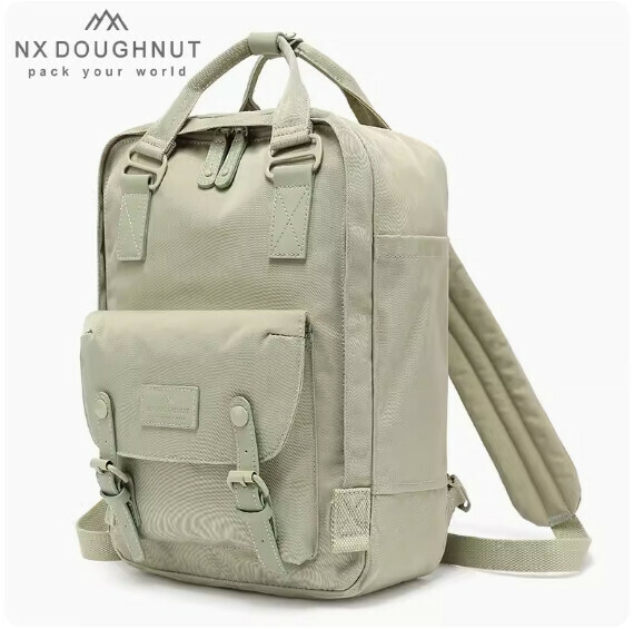 Popular fashion donut backpack, computer backpack, student school bag [Lichen (standard size)]
