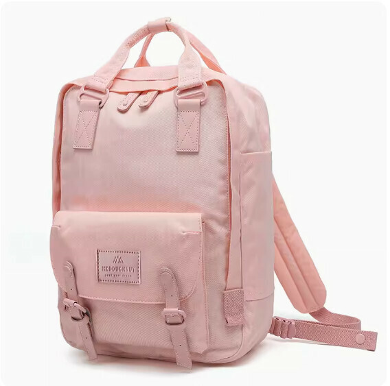 Popular fashion donut backpack, computer backpack, student school bag [coral pink (standard size)]