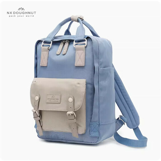 Popular fashion donut backpack, computer backpack, student school bag [iris* stone (standard size)]