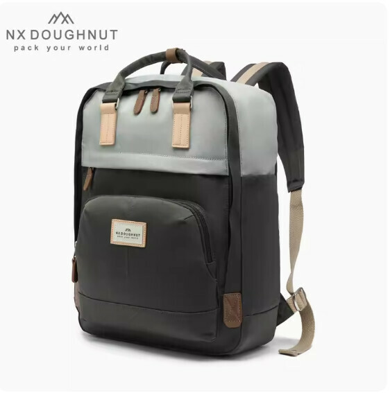 Popular fashionable donut backpack, computer travel backpack, student school bag [MY Kiwi* Sunflower Seeds (Large Size)]