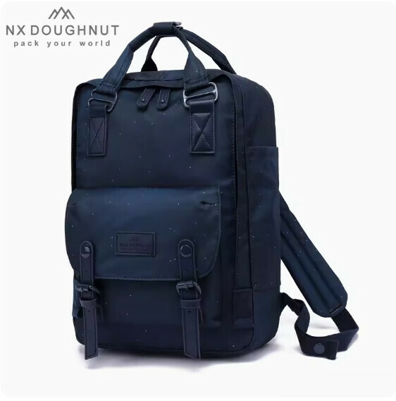 Popular fashionable donut backpack, computer backpack, student school bag [Starry Sky (Standard Size)]