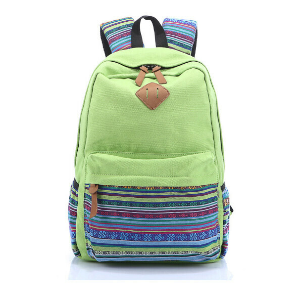 Popular trendy backpacks, travel backpacks, student bags, computer bags, hiking backpacks, fruit green