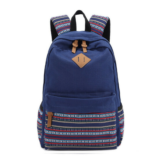 Popular trendy backpacks, travel backpacks, student bags, computer bags, hiking backpacks, dark blue