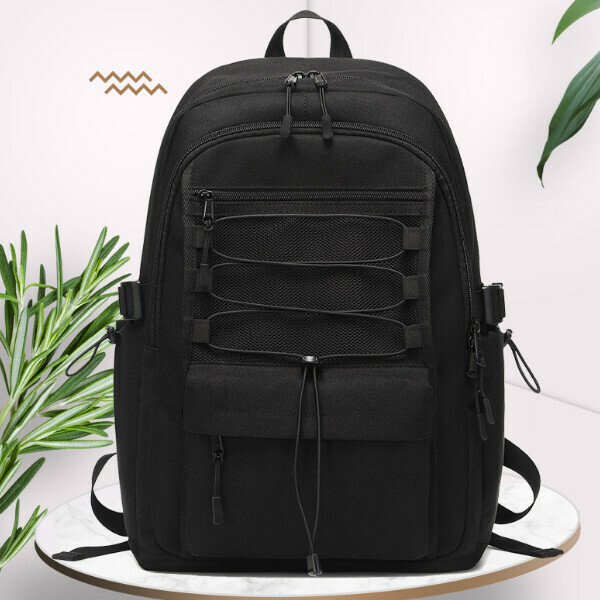 Popular trendy backpacks, travel backpacks, student bags, computer bags, hiking backpacks (black)