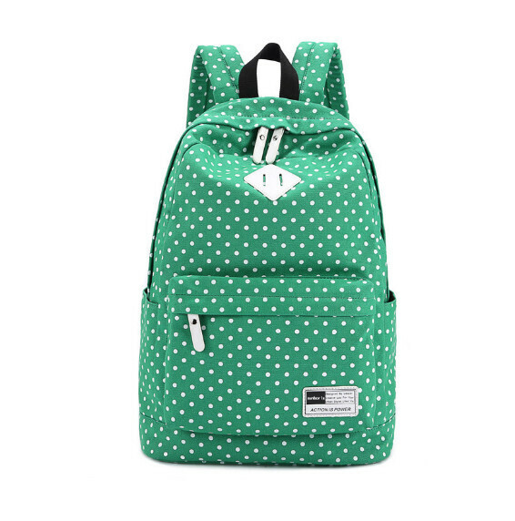 Popular trendy backpacks, travel backpacks, student bags, computer bags, hiking backpacks (green)