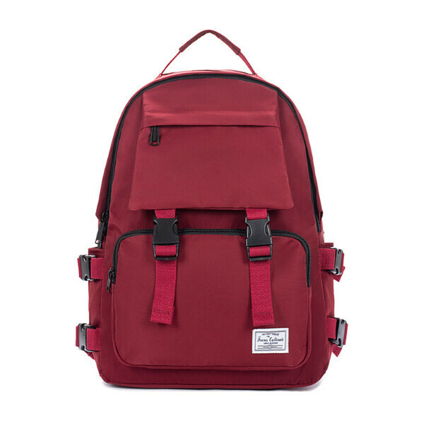 Popular trendy backpacks, travel backpacks, student bags, computer bags, hiking backpacks [burgundy]
