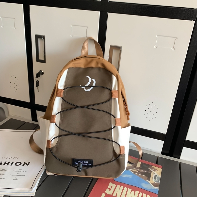 Popular Large Capacity Travel Outdoor Backpack Computer Bag (Brown)