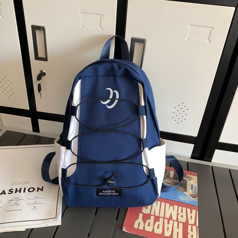 Popular Large Capacity Travel Outdoor Backpack Computer Bag (Dark Blue)