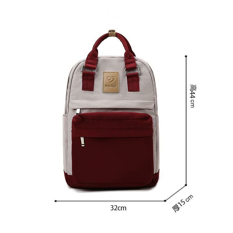 New Large Capacity Travel Outdoor Backpack Computer Bag (Red [Large])