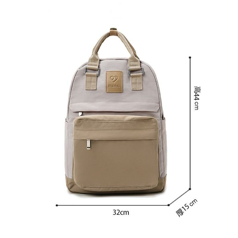 New Large Capacity Travel Outdoor Backpack Computer Bag (Khaki [Large])
