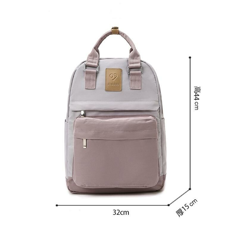 New Large Capacity Travel Outdoor Backpack Computer Bag (Purple [Large])