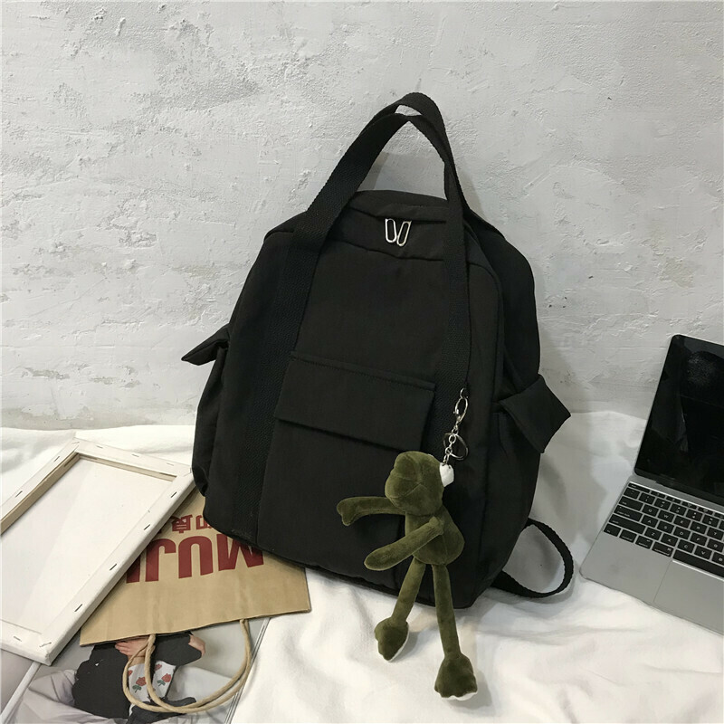 New large-capacity travel outdoor backpack computer bag (black [brother])