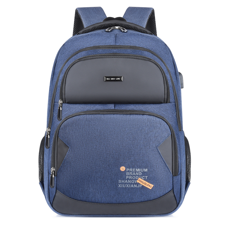 New Large Capacity Travel Outdoor Backpack Computer Bag (Blue)