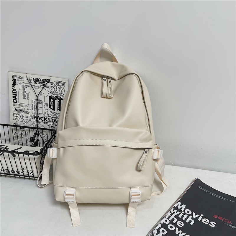 New large-capacity travel outdoor backpack computer bag (off-white)