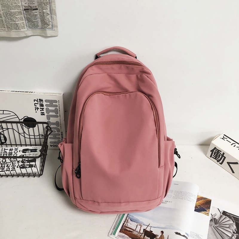 New Large Capacity Travel Outdoor Backpack Computer Bag (Pink [No Pendant])