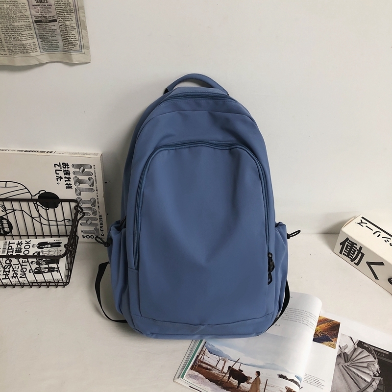 New Large Capacity Travel Outdoor Backpack Computer Bag (Blue [No Pendant])