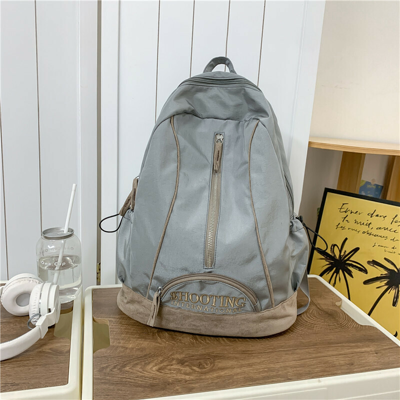 New Large Capacity Travel Outdoor Backpack Computer Bag (Gray)