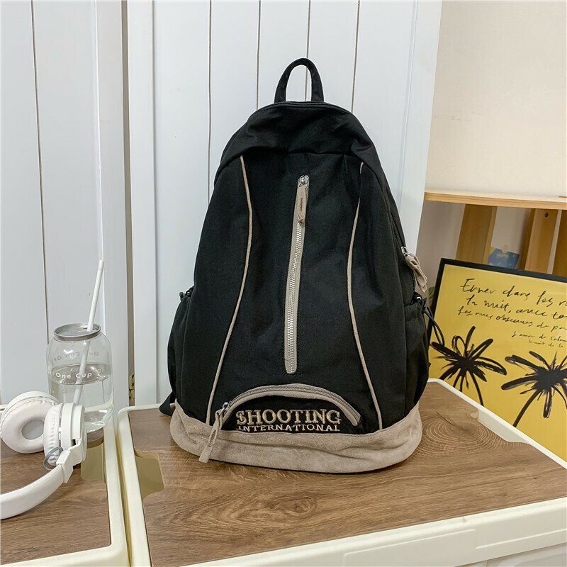 New Large Capacity Travel Outdoor Backpack Computer Bag (Black)