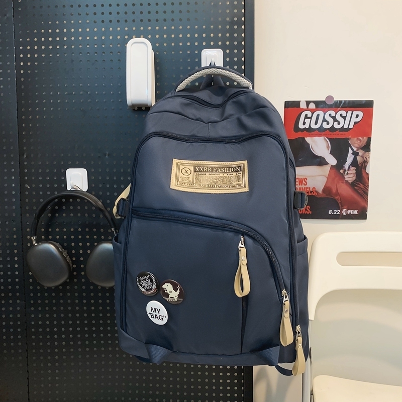 New Large Capacity Travel Outdoor Backpack Computer Bag (Blue Large [No Pendants])