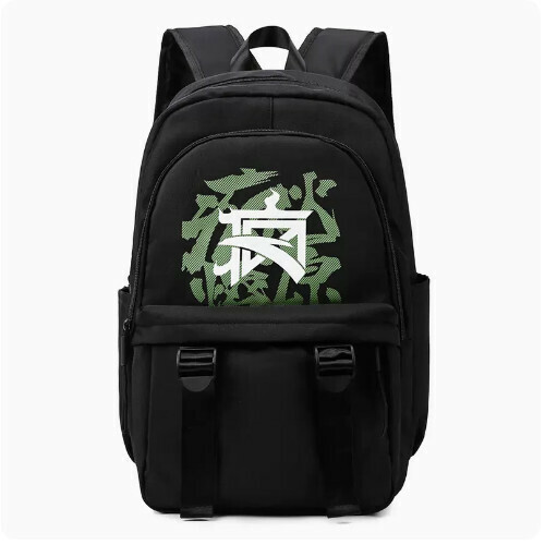 New Large Capacity Travel Outdoor Backpack Computer Bag (Black-Crazy Fire Fusion-Large)