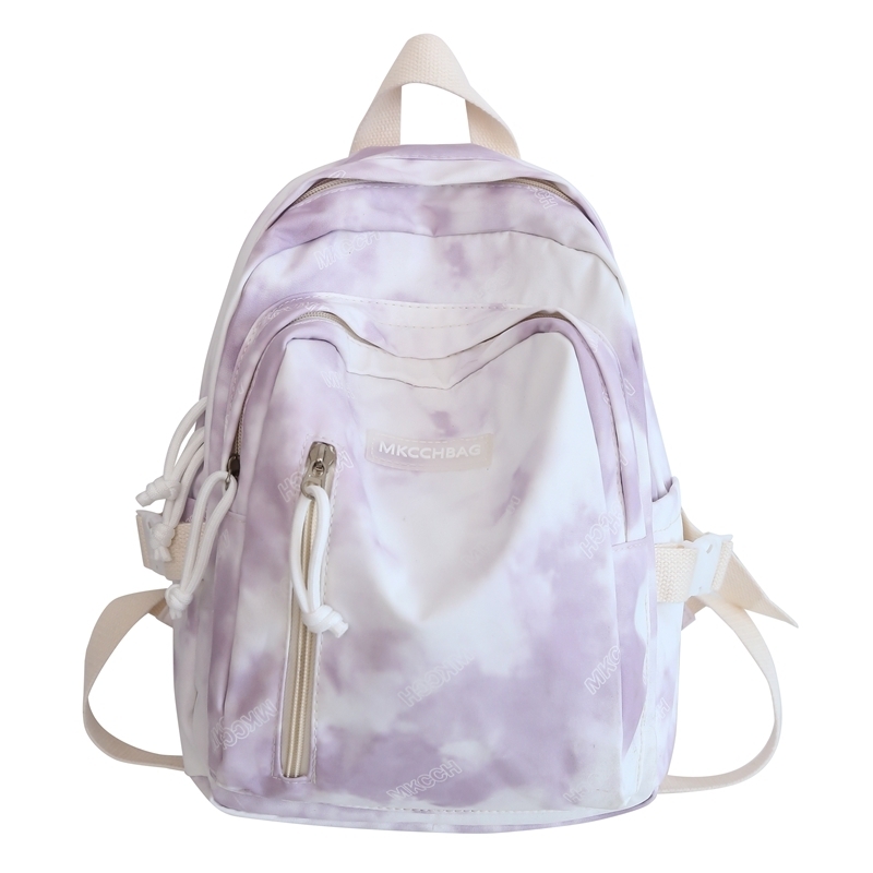 New Large Capacity Travel Outdoor Backpack School Bag Backpack (Purple)