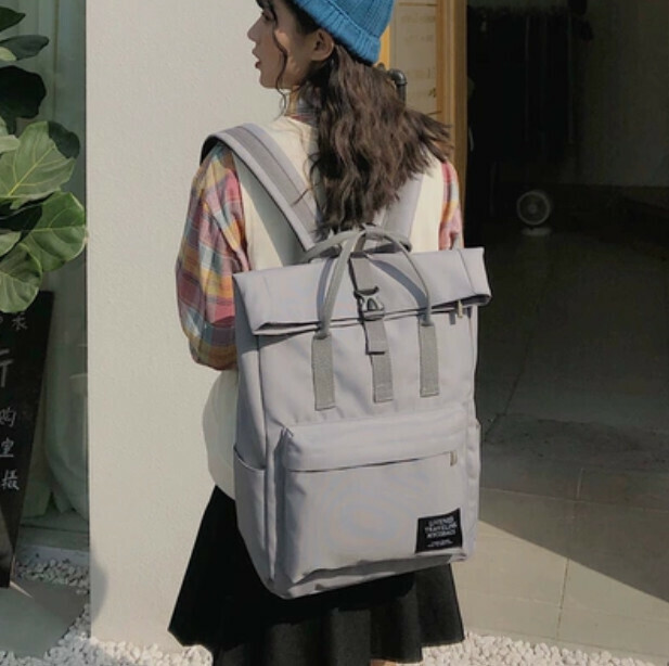 New computer bag backpack (dark gray (large size) can hold a 15.6-inch computer)