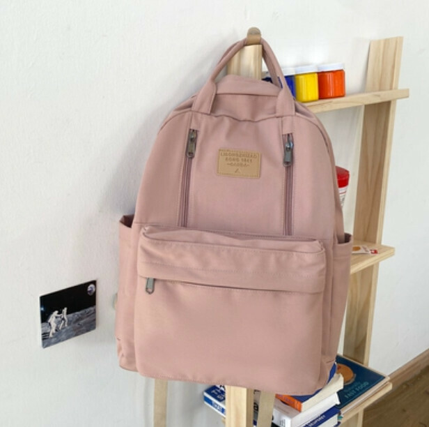 New style backpack for women (pink without pendant)