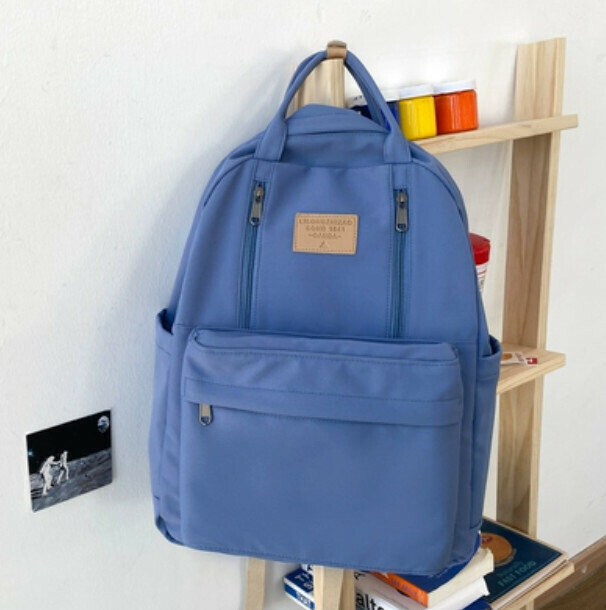 New style backpack for women (blue without pendant)