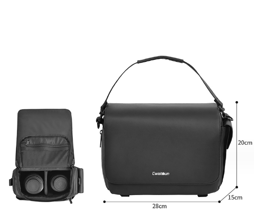 New cover type photography backpack (CW large black (DJI drone + 1 machine 2 mirrors + 1 bag 3 uses + fully waterproof + plug-in rod + tripod))