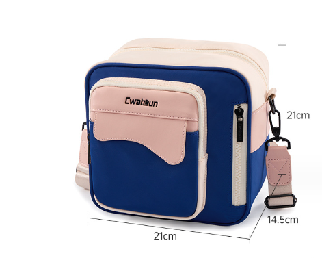 New shoulder photography bag (CW blue (1 camera 2 lenses + waterproof and wear-resistant + 1 bag 2 uses))