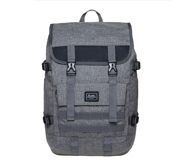New travel backpack for men and women, large capacity backpack [linen gray]