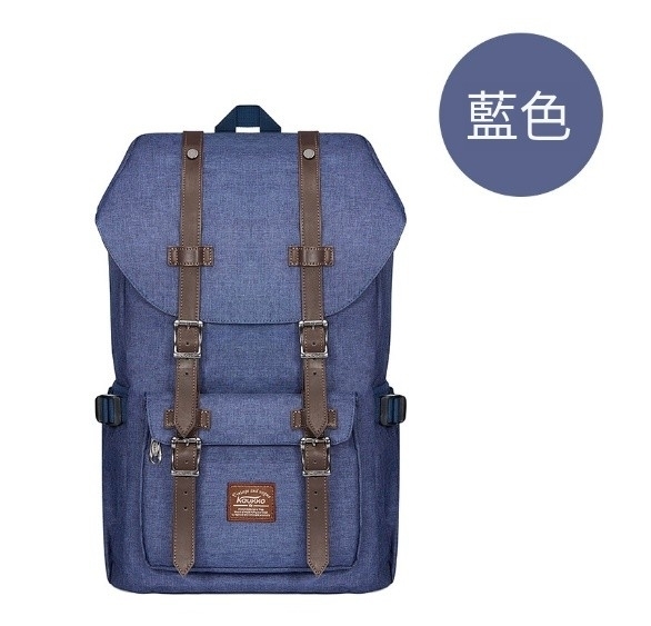 New short-term travel backpack for men and women, computer bag [blue]