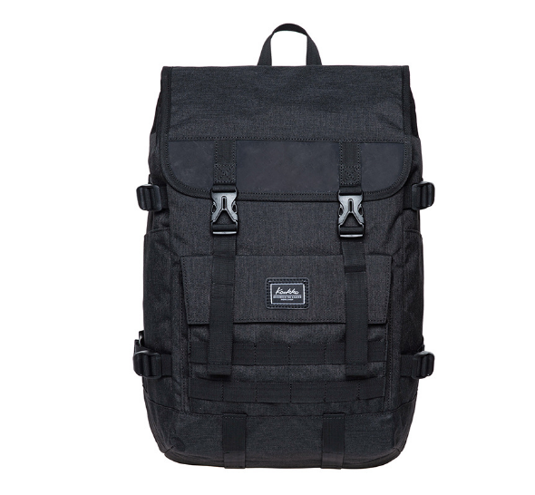 New travel backpack for men and women, large capacity backpack [linen black]
